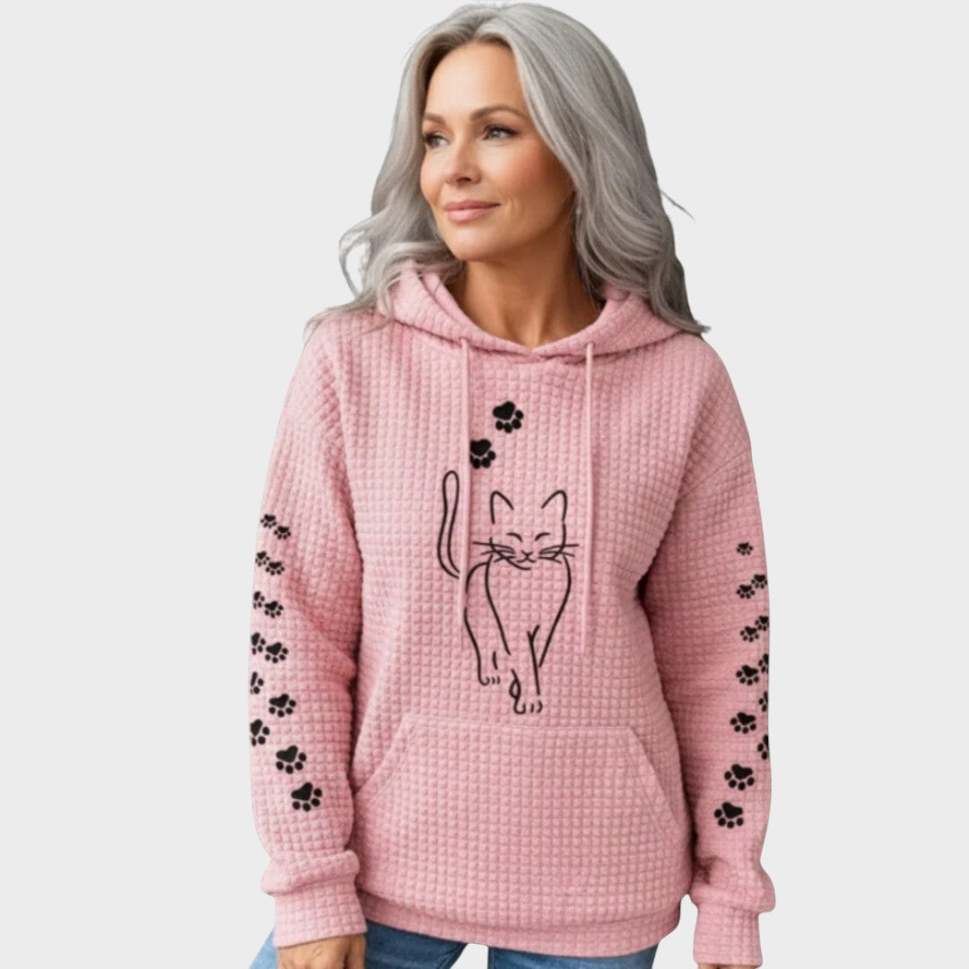Fatinha™ | Sweat à imprimé de chat
