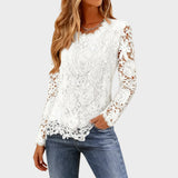 Julieta™ | Blouse en Dentelle à Manches Longues