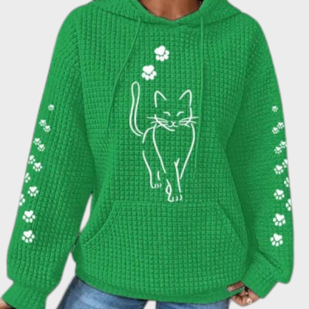Fatinha™ | Sweat à imprimé de chat