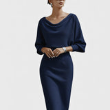 Celia™ | Robe Midi Luxueuse