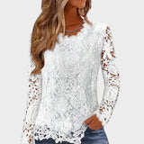 Julieta™ | Blouse en Dentelle à Manches Longues