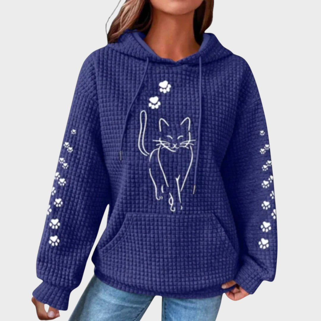 Fatinha™ | Sweat à imprimé de chat