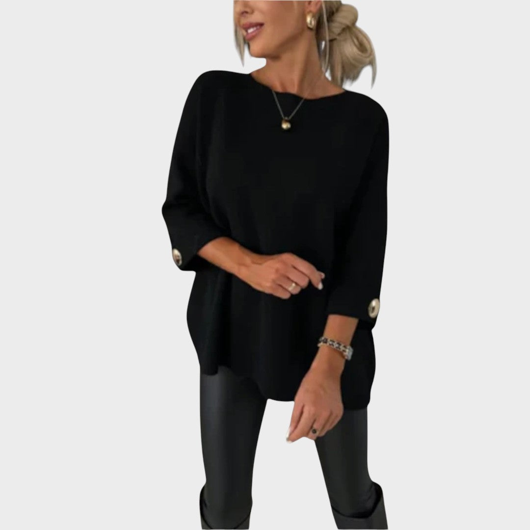 Adelaide™ | Pull Tricoté avec Boutons