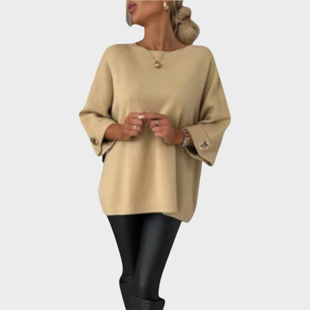Adelaide™ | Pull Tricoté avec Boutons