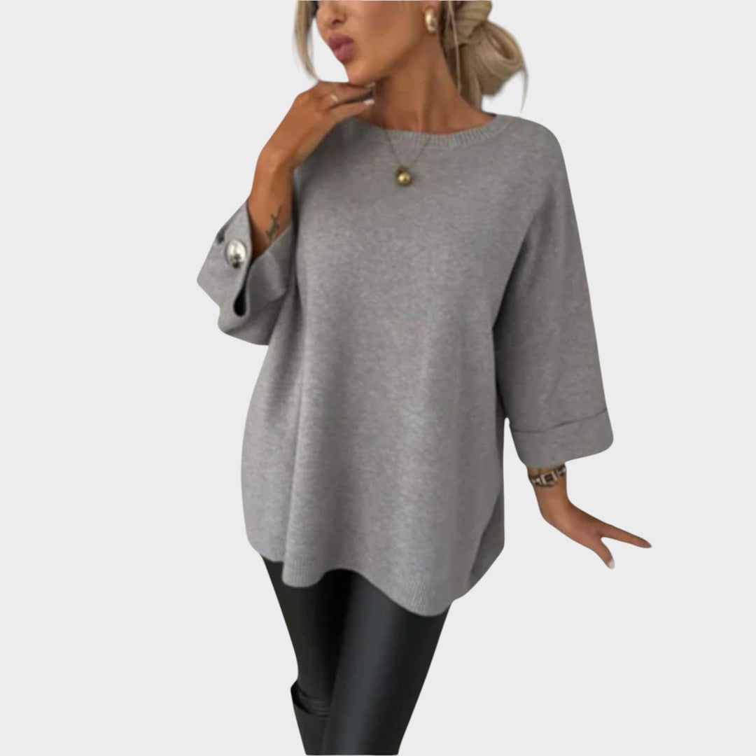Adelaide™ | Pull Tricoté avec Boutons