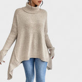 Adela™ | Pull Long Col Montant