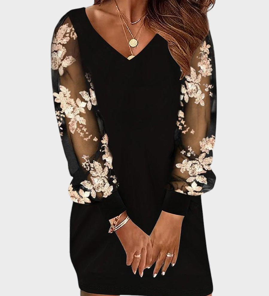Lola™ | Robe à manches en dentelle