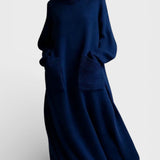 Elena™ | Robe Tricotée à Col Montant