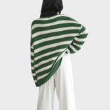 Solánge™ | Pull Tricot Rayé