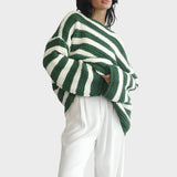 Solánge™ | Pull Tricot Rayé