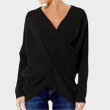 Nicole™ | Pull en Tricot Croisé