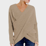 Nicole™ | Pull en Tricot Croisé