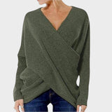 Nicole™ | Pull en Tricot Croisé