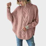Vanessa™ | Pull en maille torsadée avec col haut