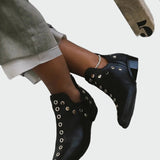 Chaussures à Talons Pointus en Cuir Magdaléna Éternellement Élégantes