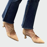 Chaussures Élégantes Pointues Karolína avec Brides Croisées