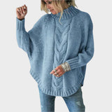 Vanessa™ | Pull en maille torsadée avec col haut