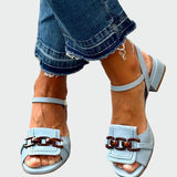 Sandales Élégantes Minimalistes Karolína avec Chaîne