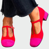 Chaussures T-Bar Mary Jane Élevées Élégantes et Confortables