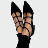 Karolína Chaussures Élégantes à Talon Pointu avec Sangle