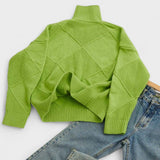 Elena™ | Pull Tricot Col Montant