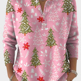 Sofía™ | Pull de Noël avec Boutons Décoratifs