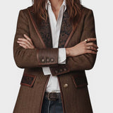 Teresa™ | Blazer en Tweed Élégant