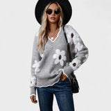 Inés™ | Pull Chic pour Femmes avec Imprimé Floral