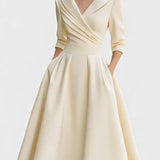 Clara™ | Robe en Satin Élégante