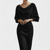 Celia™ | Robe Midi Luxueuse