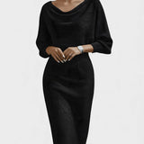 Celia™ | Robe Midi Luxueuse