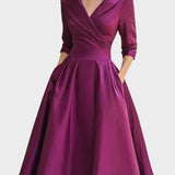 Clara™ | Robe en Satin Élégante