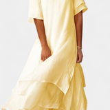 Robe en Coton Élégante et Cape Eloise