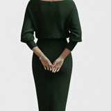 Celia™ | Robe Midi Luxueuse