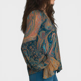 Carla™ | Élégante Blouse en Chiffon Bohème