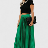 Jupe plissée Mila taille haute