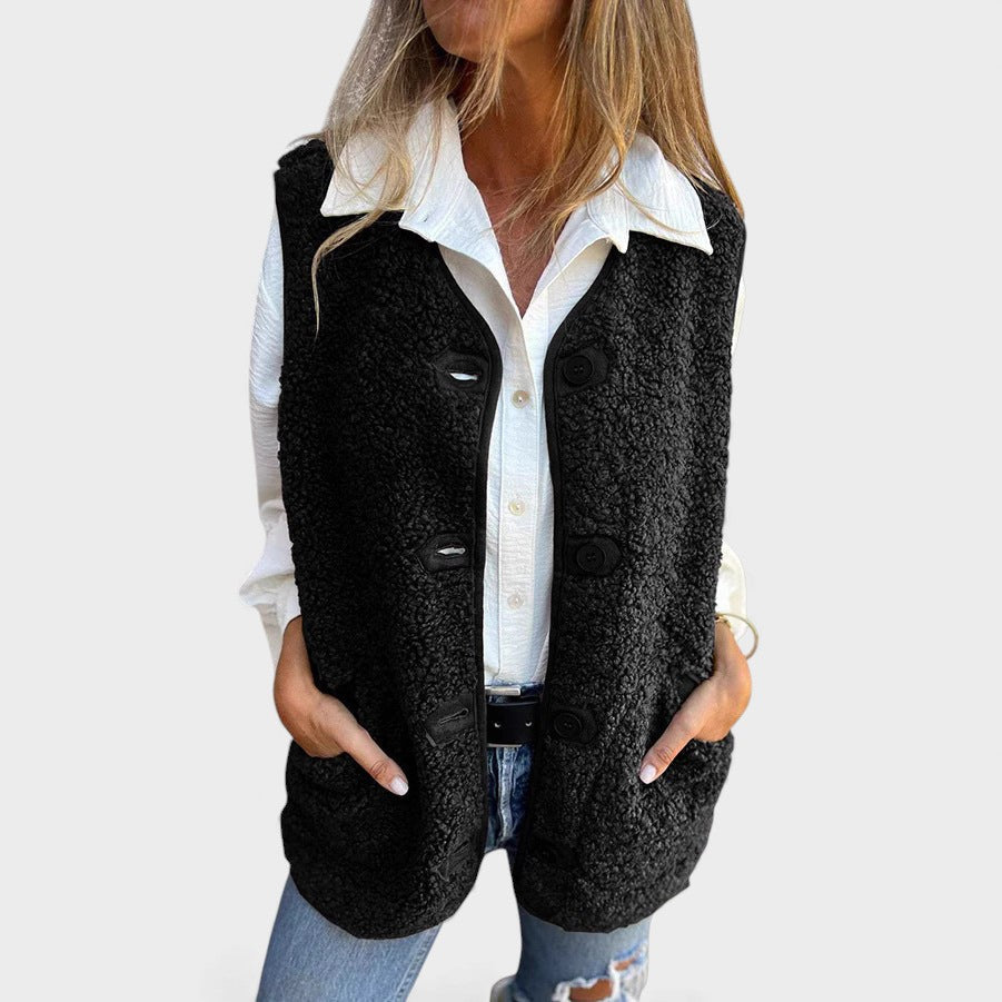 Carmen™ | Gilet court à boutons
