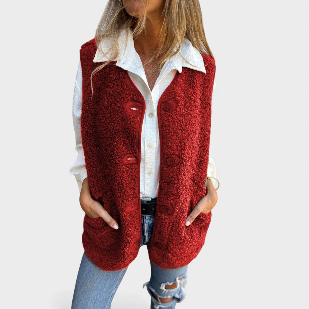 Carmen™ | Gilet court à boutons