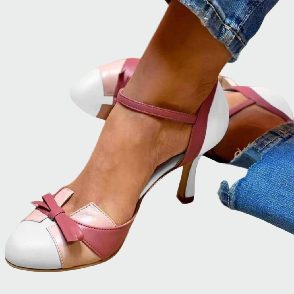 Chaussures en Satin de Luxe Karolína avec Nœud