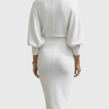 Celia™ | Robe Midi Luxueuse