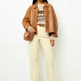 Sara - Veste en cuir