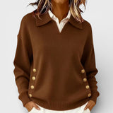 Cayetana™ | Pull avec Détails de Bouton