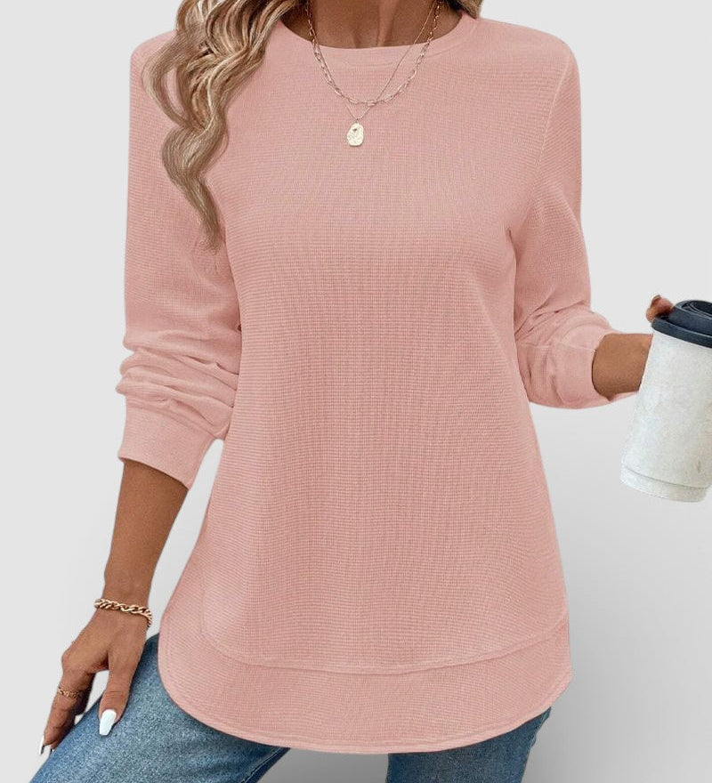 Ana™ | T-Shirt Basique à Manches Longues Essentiel