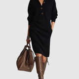 Alba™ | Élégante robe midi en tricot