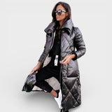 Emilia™ | Manteau Long Matelassé