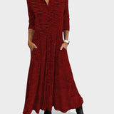 Julia™ | Robe Chemise Maxi Fluide