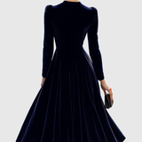 Vega™ | Robe midi bleue élégante