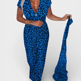 Elena™ | Robe Maxi à Imprimé Léopard