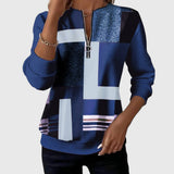 Lidia™ | Jersey Confortable avec Zip Demi