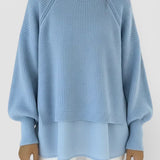 Adela™ | Pull en Tricot à Effet Superposé